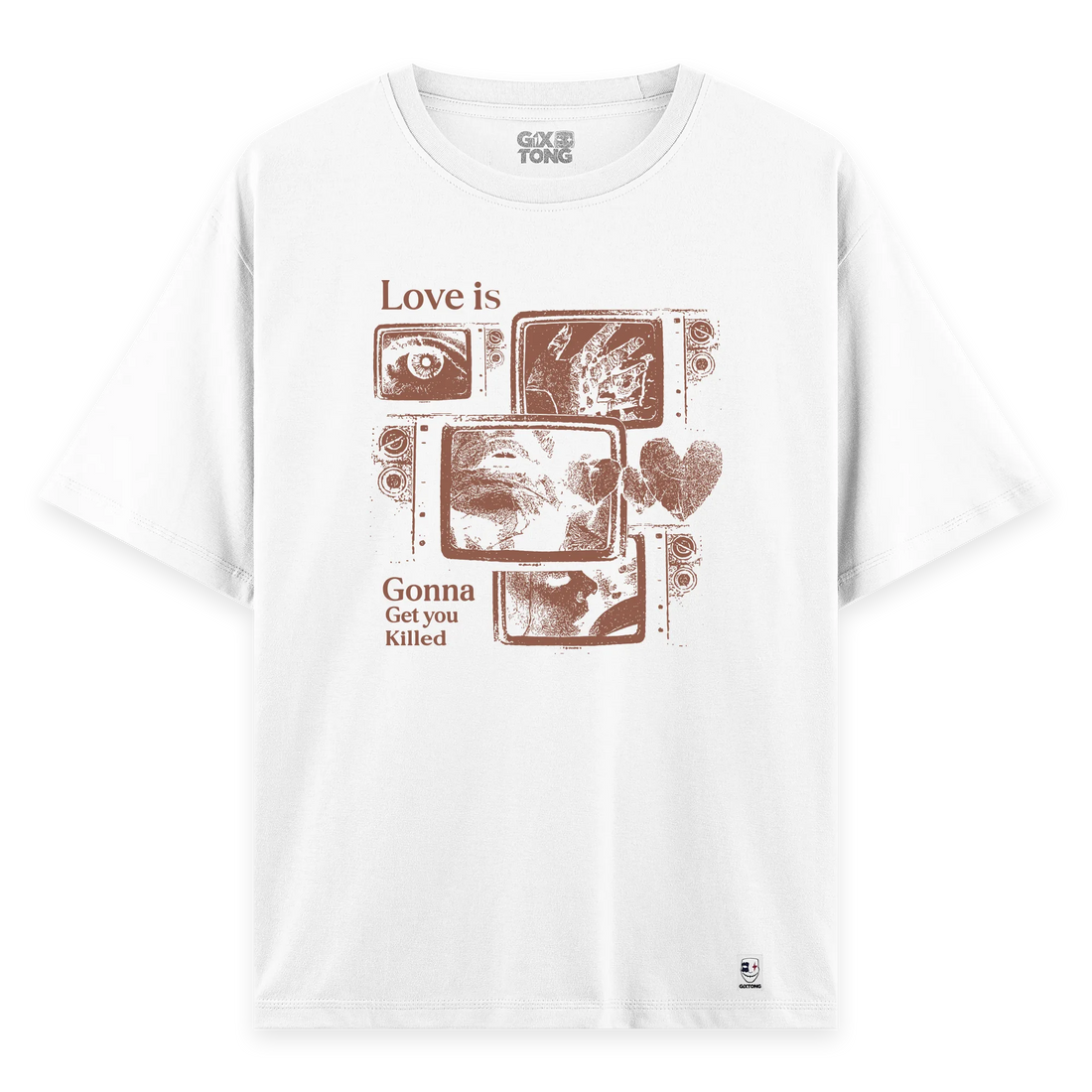 Love Is - Oversize Bol Kalıp T-shirt