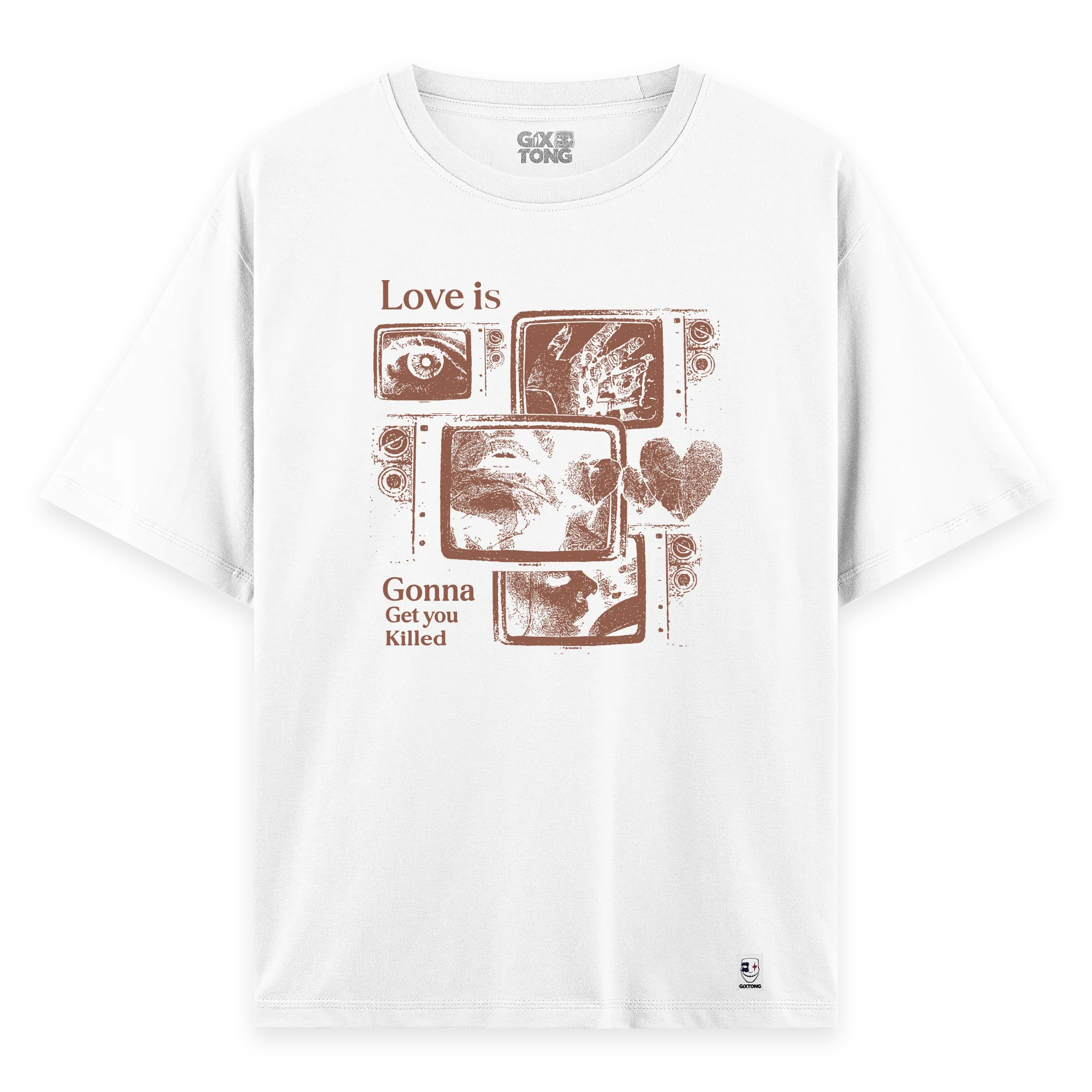 Love Is - Oversize Bol Kalıp T-shirt