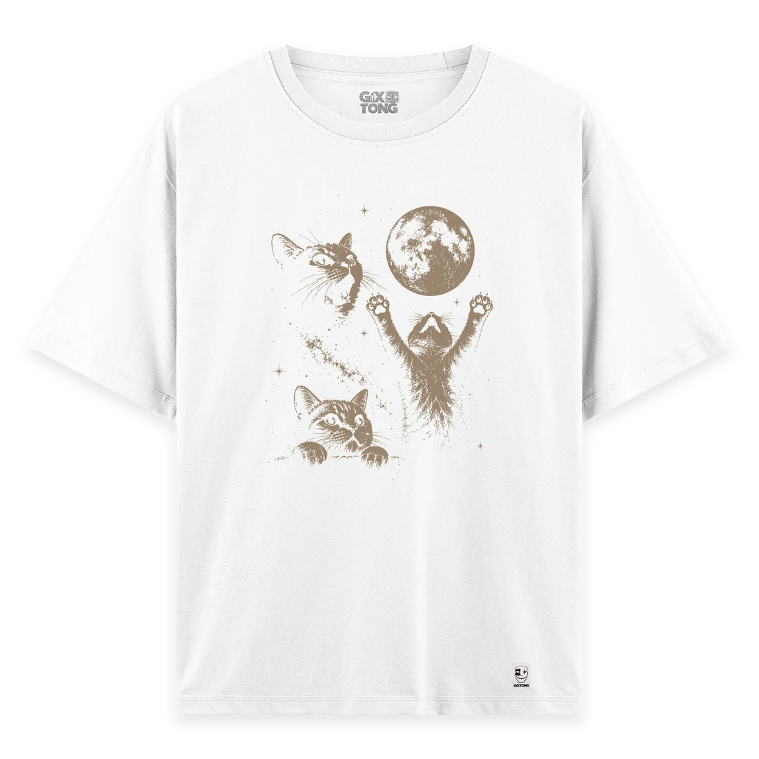 Catlight - Oversize Bol Kalıp T-shirt