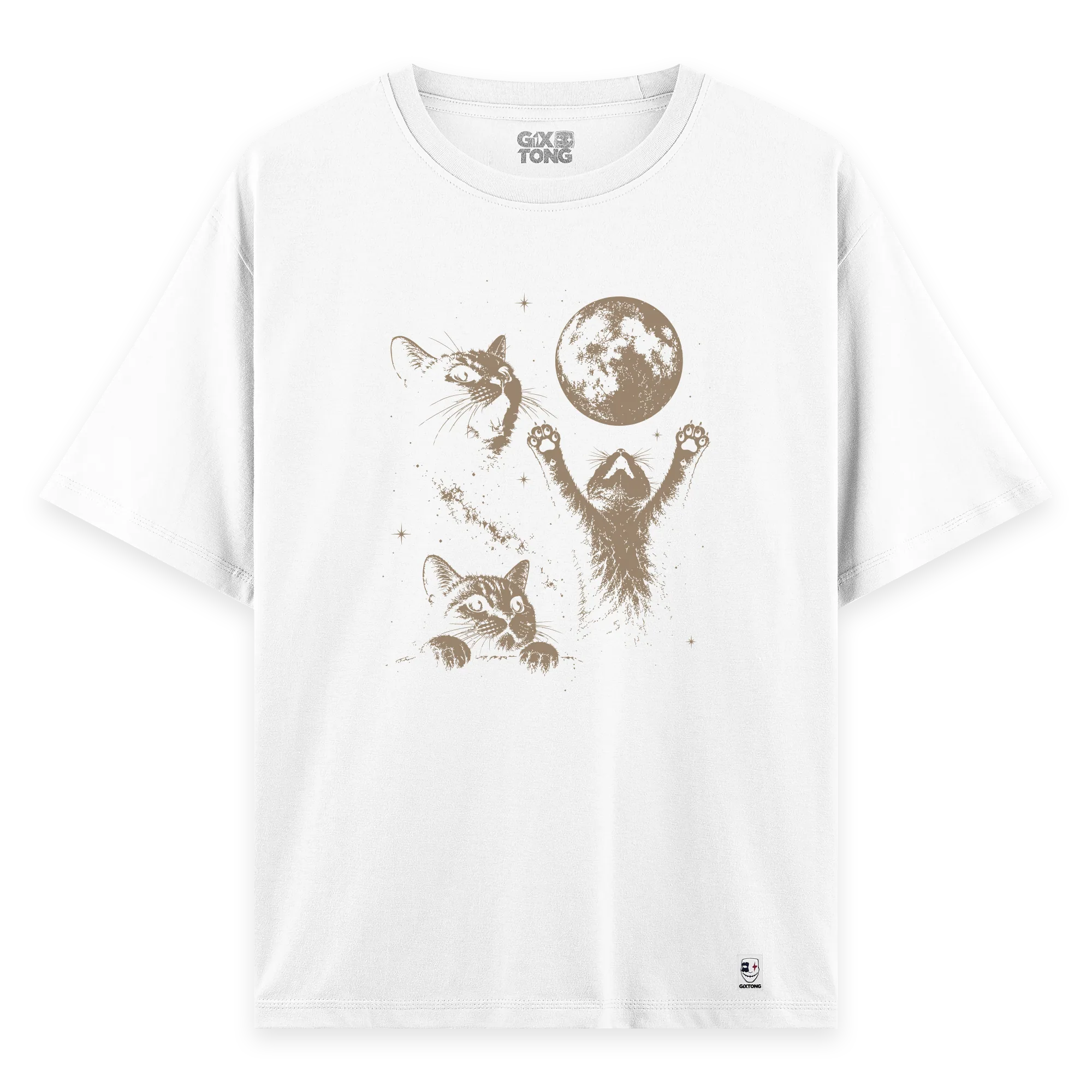 Catlight - Oversize Bol Kalıp T-shirt