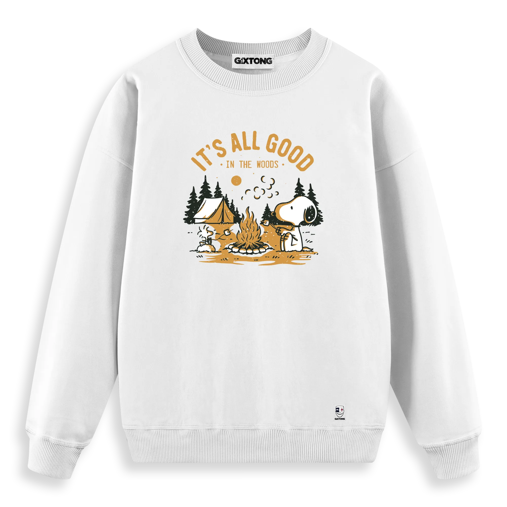 Camp Snoopy - Regular Fit Kalıp Sweatshirt