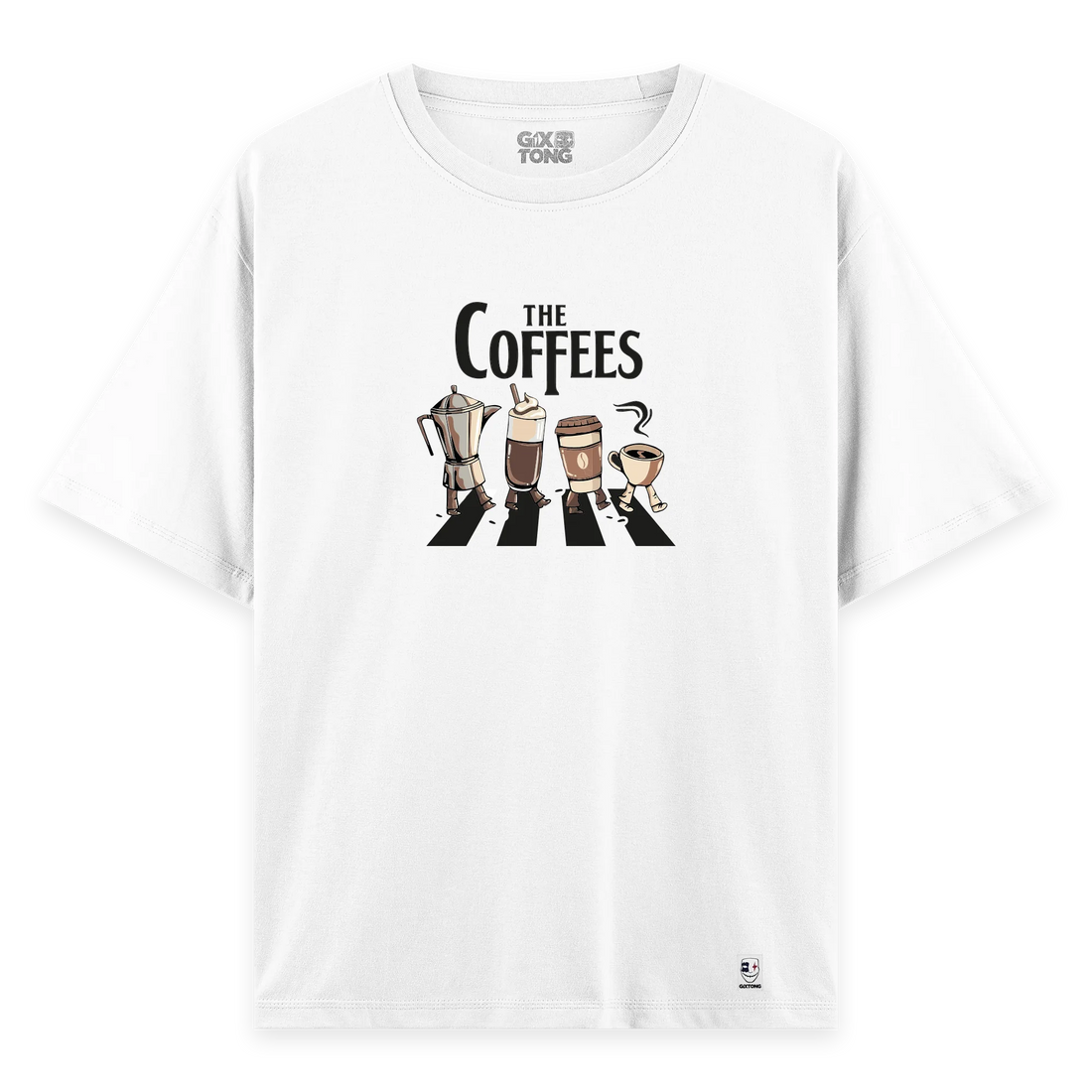 Coffee - Oversize Bol Kalıp T-shirt