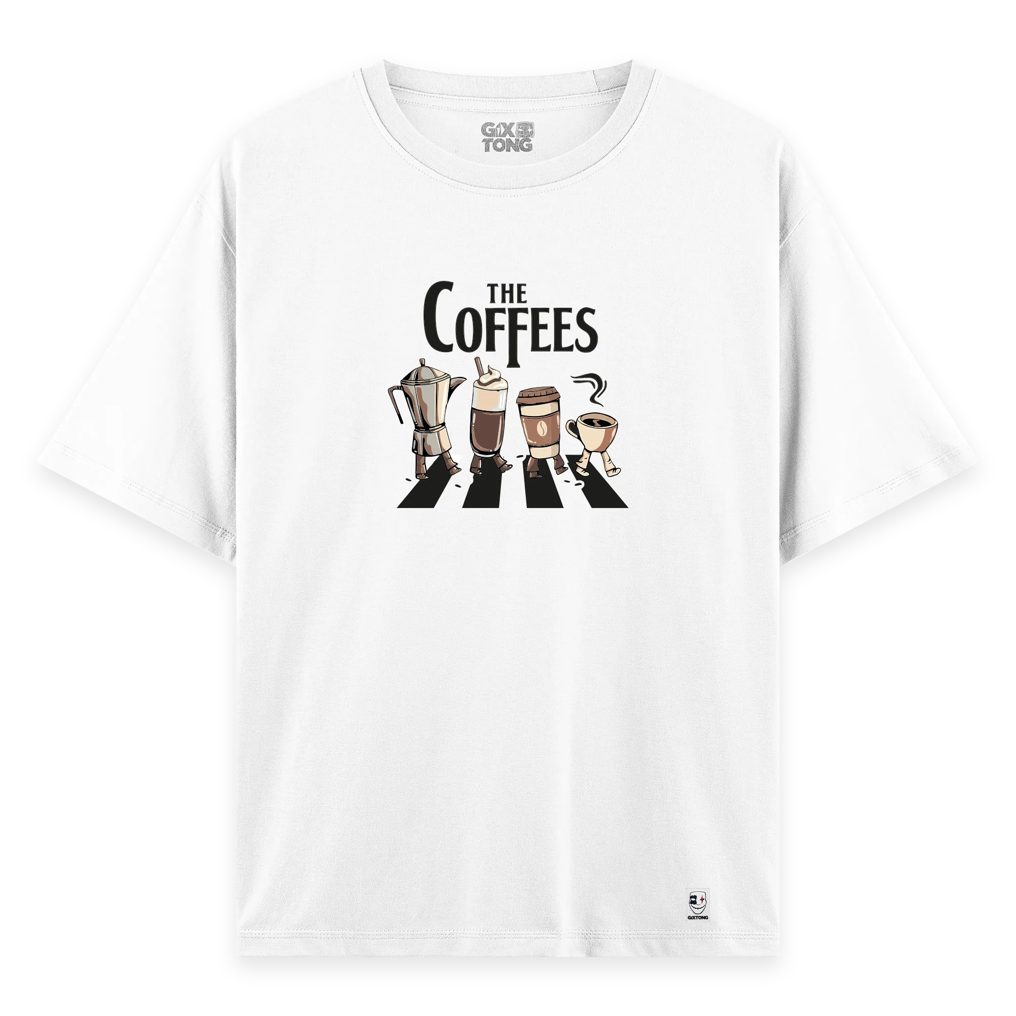 Coffee - Oversize Bol Kalıp T-shirt