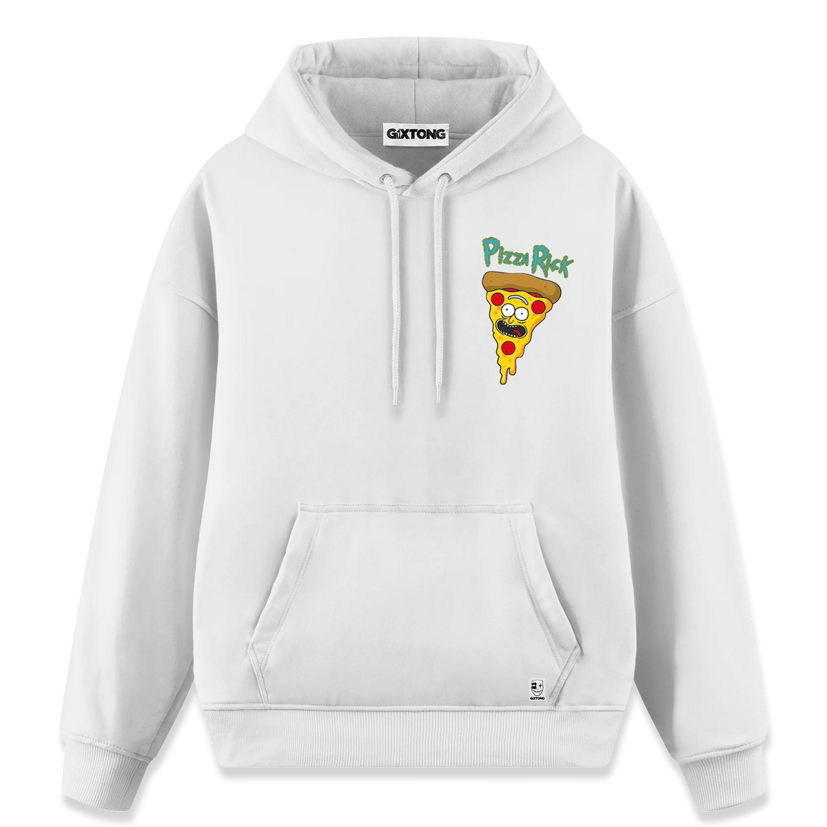 Pizza Rick - Regular Fit Kalıp Hoodie
