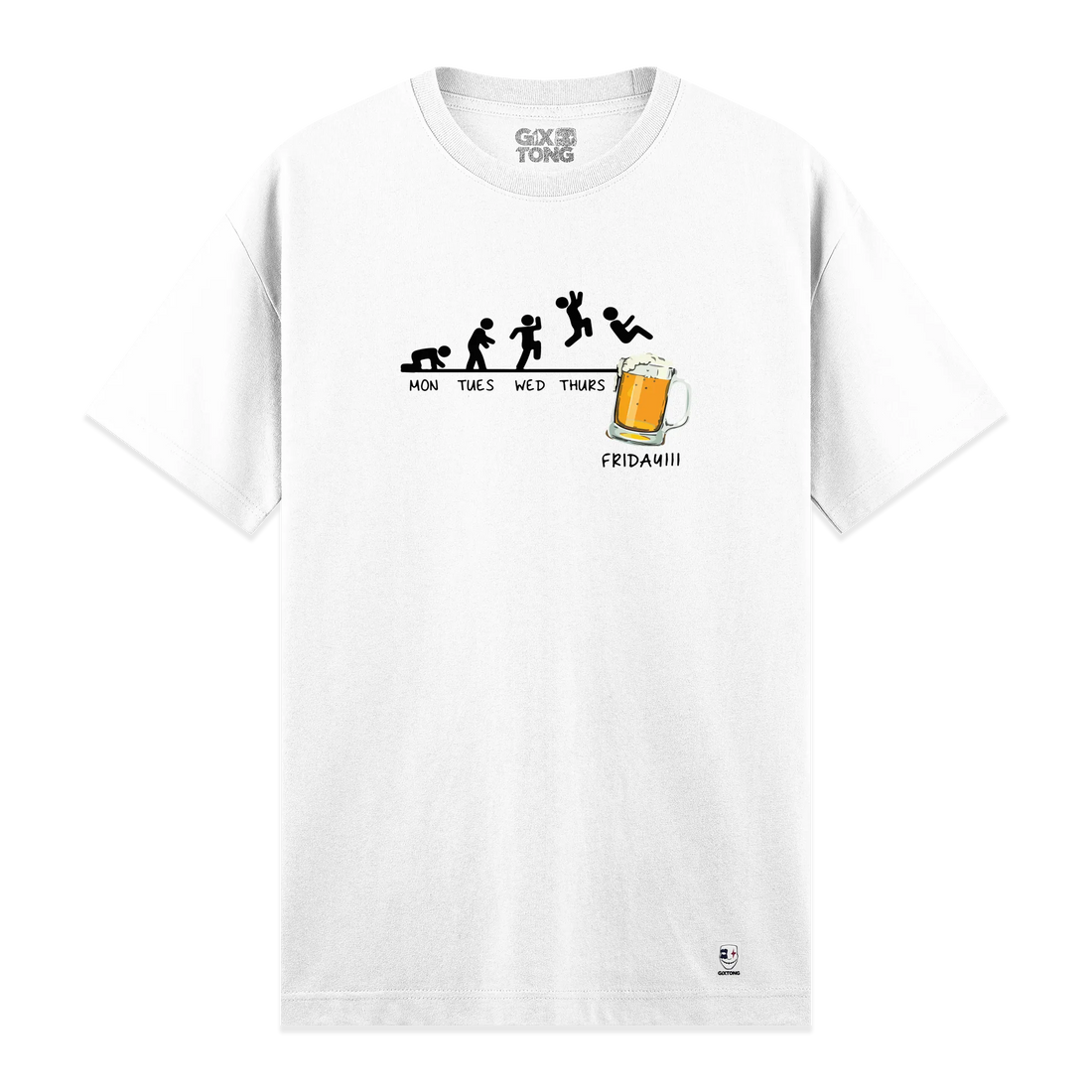 Friday Beer - Regular Fit Kalıp T-shirt