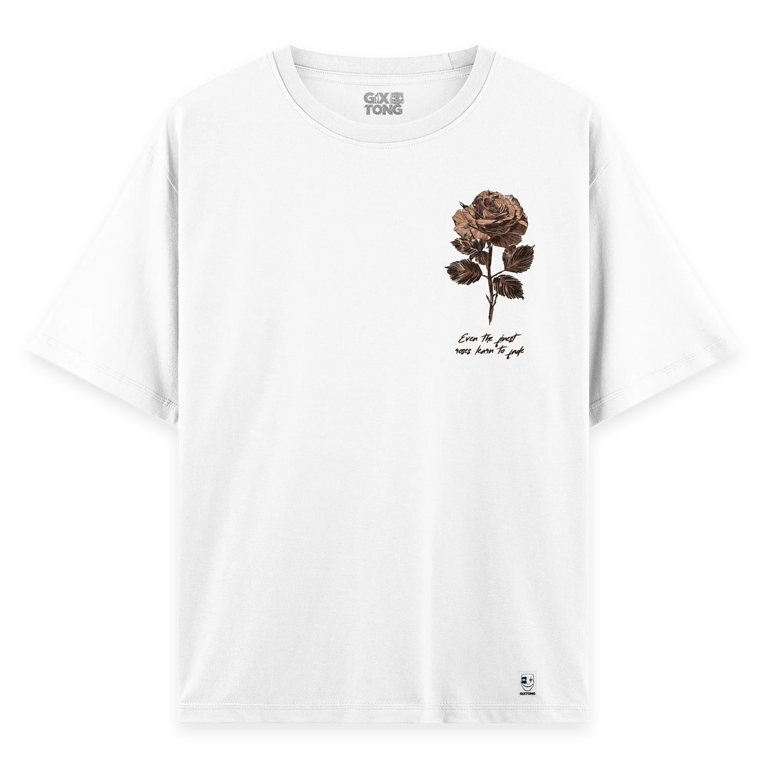 Rose - Oversize Bol Kalıp T-shirt