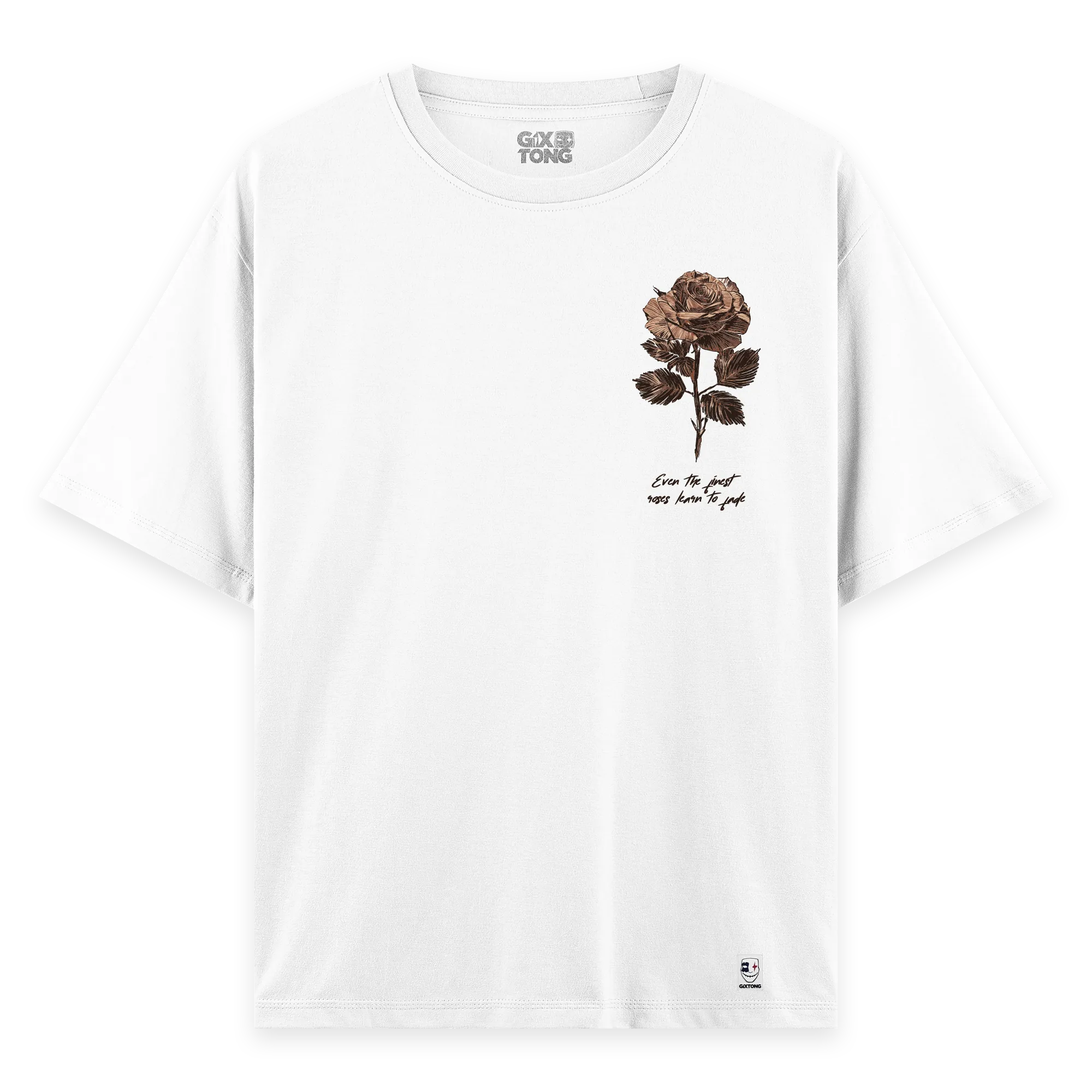 Rose - Oversize Bol Kalıp T-shirt