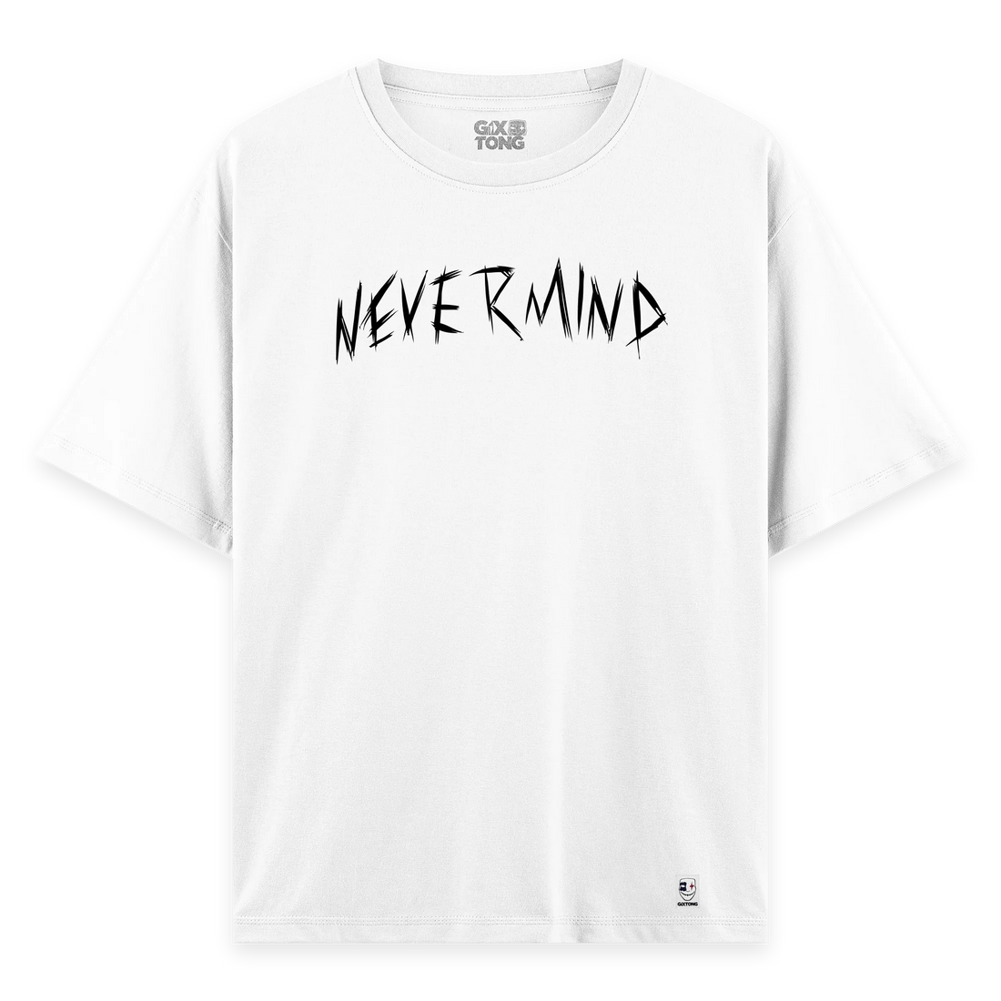 Nevermind - Oversize Bol Kalıp T-shirt