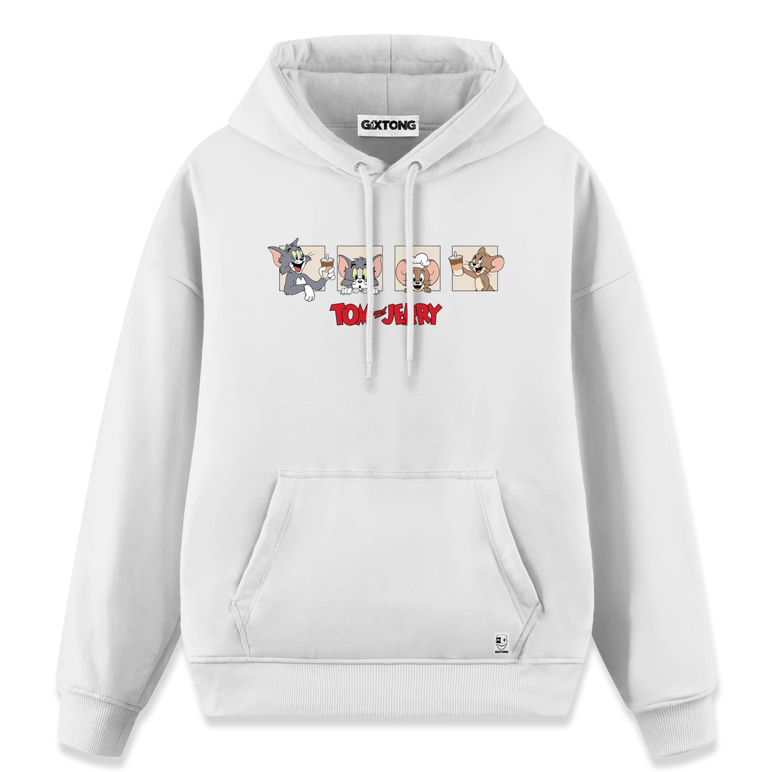 Tom And Jerry - Regular Fit Kalıp Hoodie