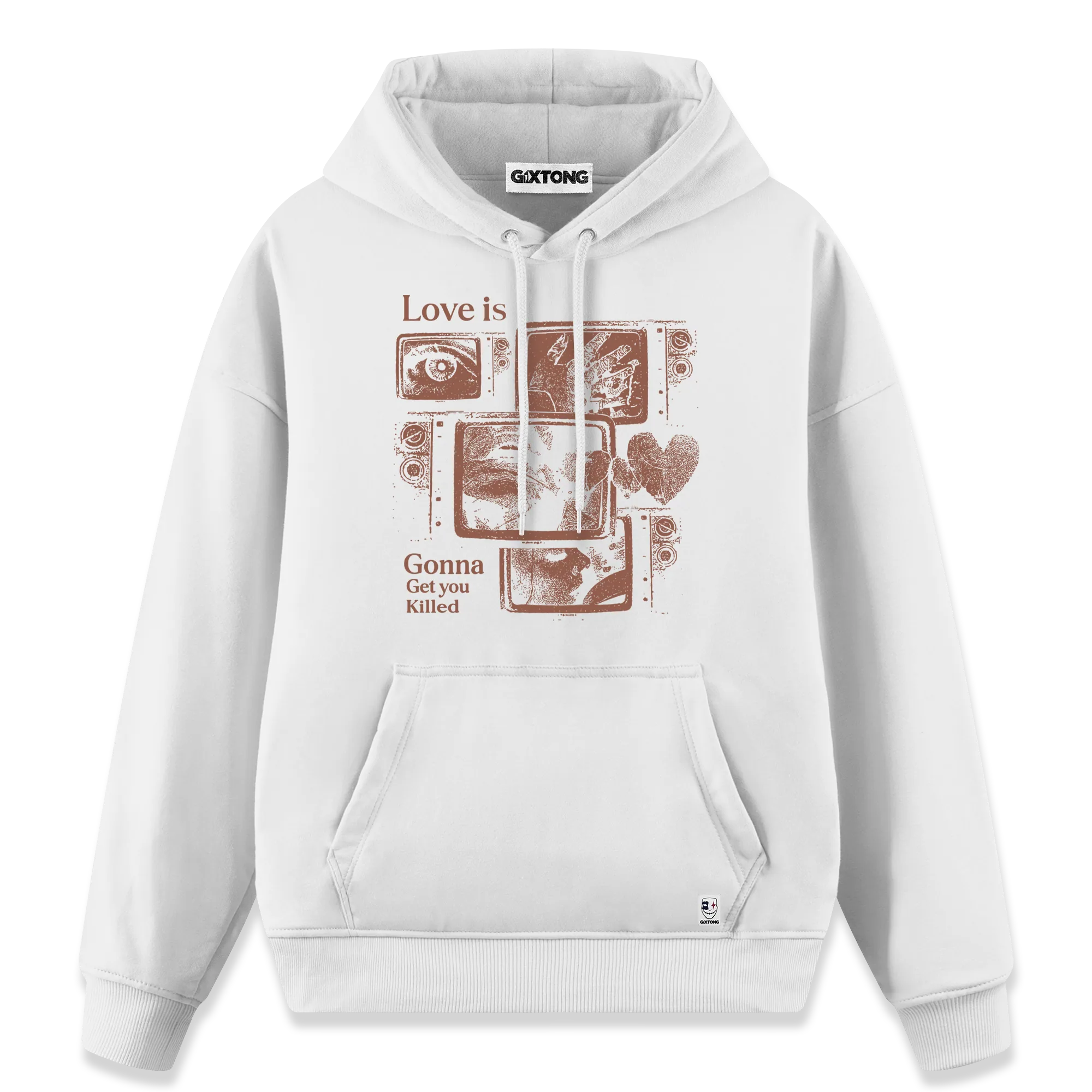 Love Is - Regular Fit Kalıp Hoodie