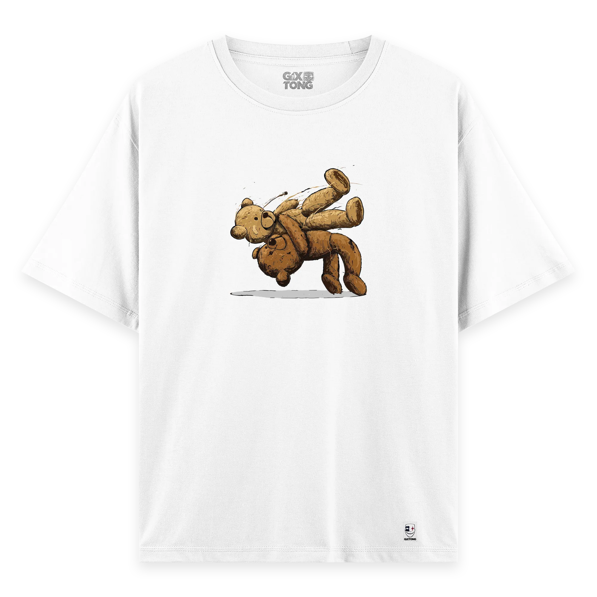 Fight Bear - Oversize Bol Kalıp T-shirt