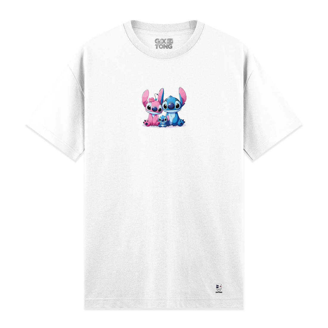 Stitch Family - Regular Fit Kalıp T-shirt
