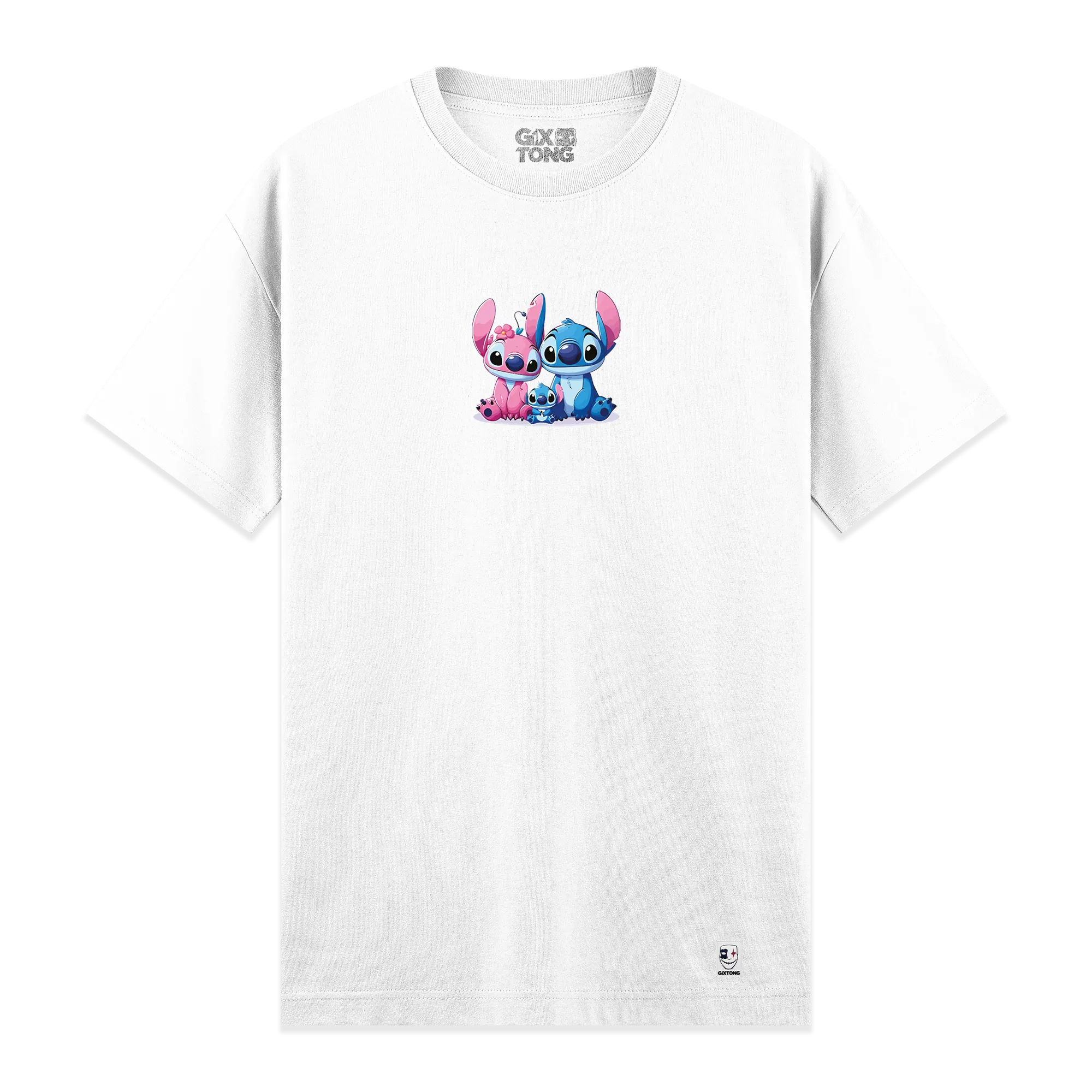 Stitch Family - Regular Fit Kalıp T-shirt