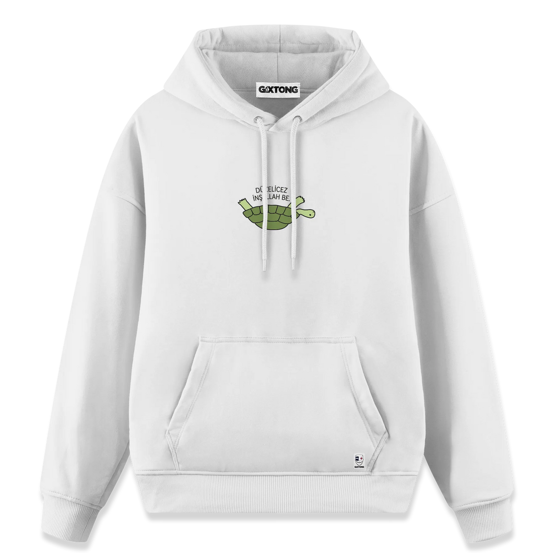 Düzelicez İnşallah - Regular Fit Kalıp Hoodie