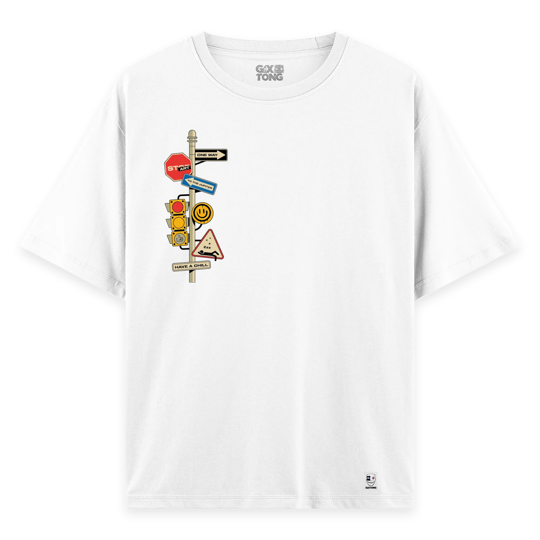 One Way - Oversize Bol Kalıp T-shirt