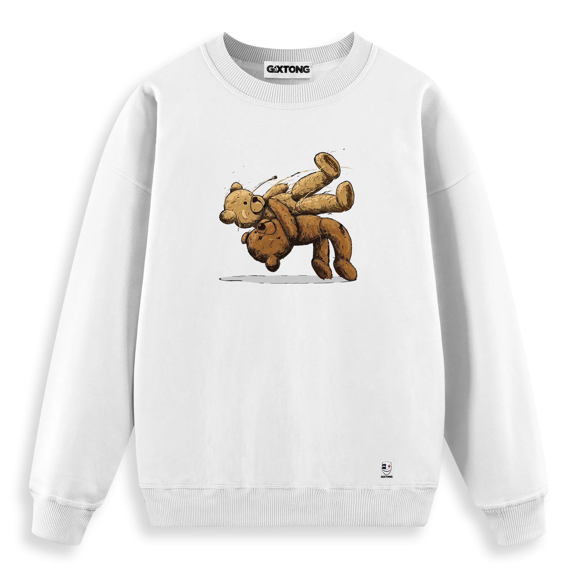 Fight Bear - Regular Fit Kalıp Sweatshirt