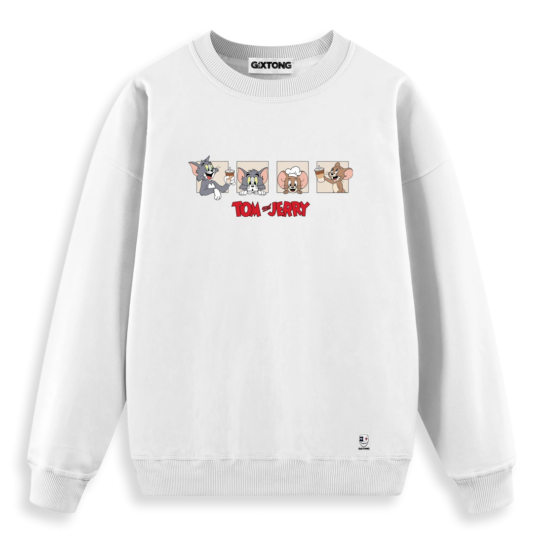 Tom And Jerry - Regular Fit Kalıp Sweatshirt