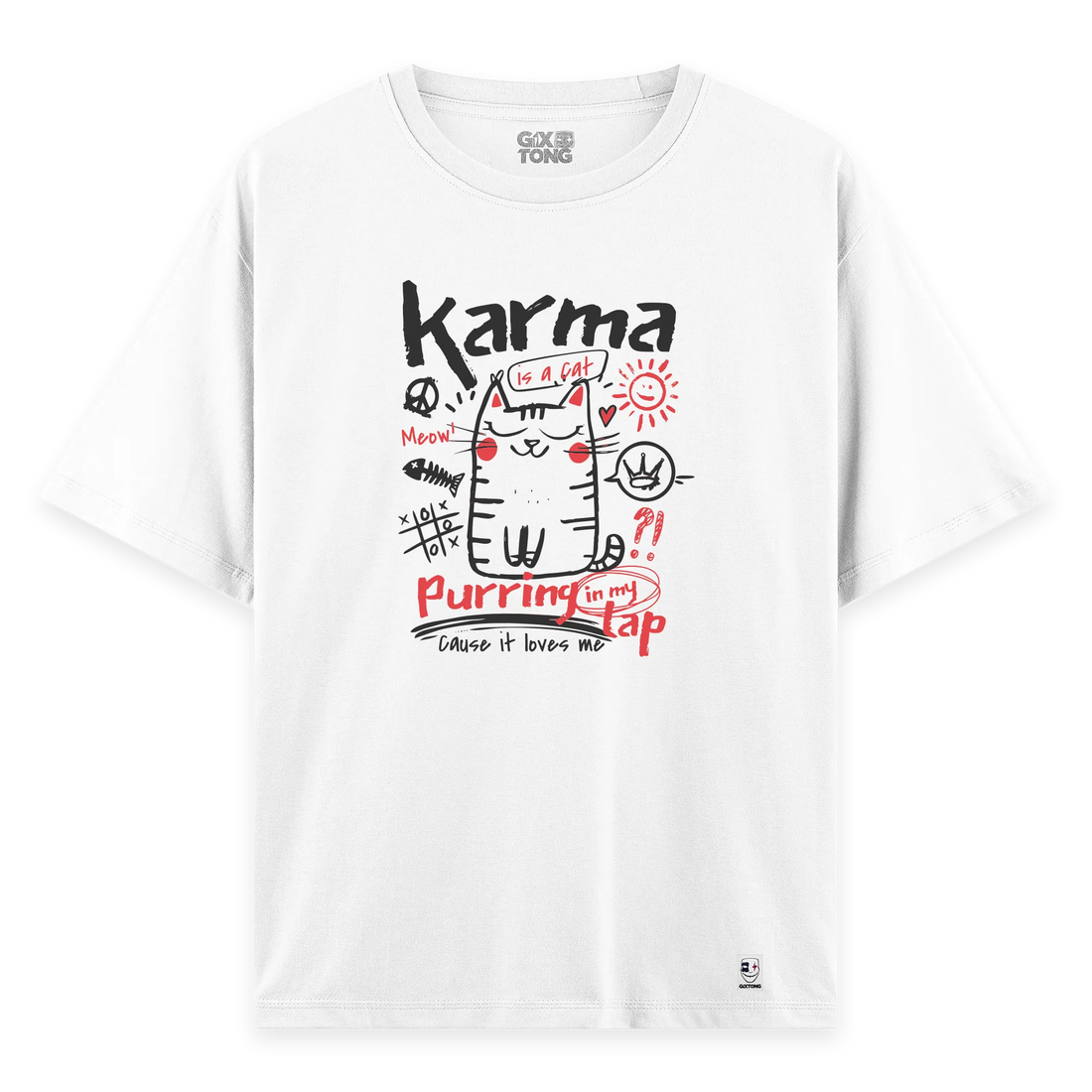 Karma - Oversize Bol Kalıp T-shirt