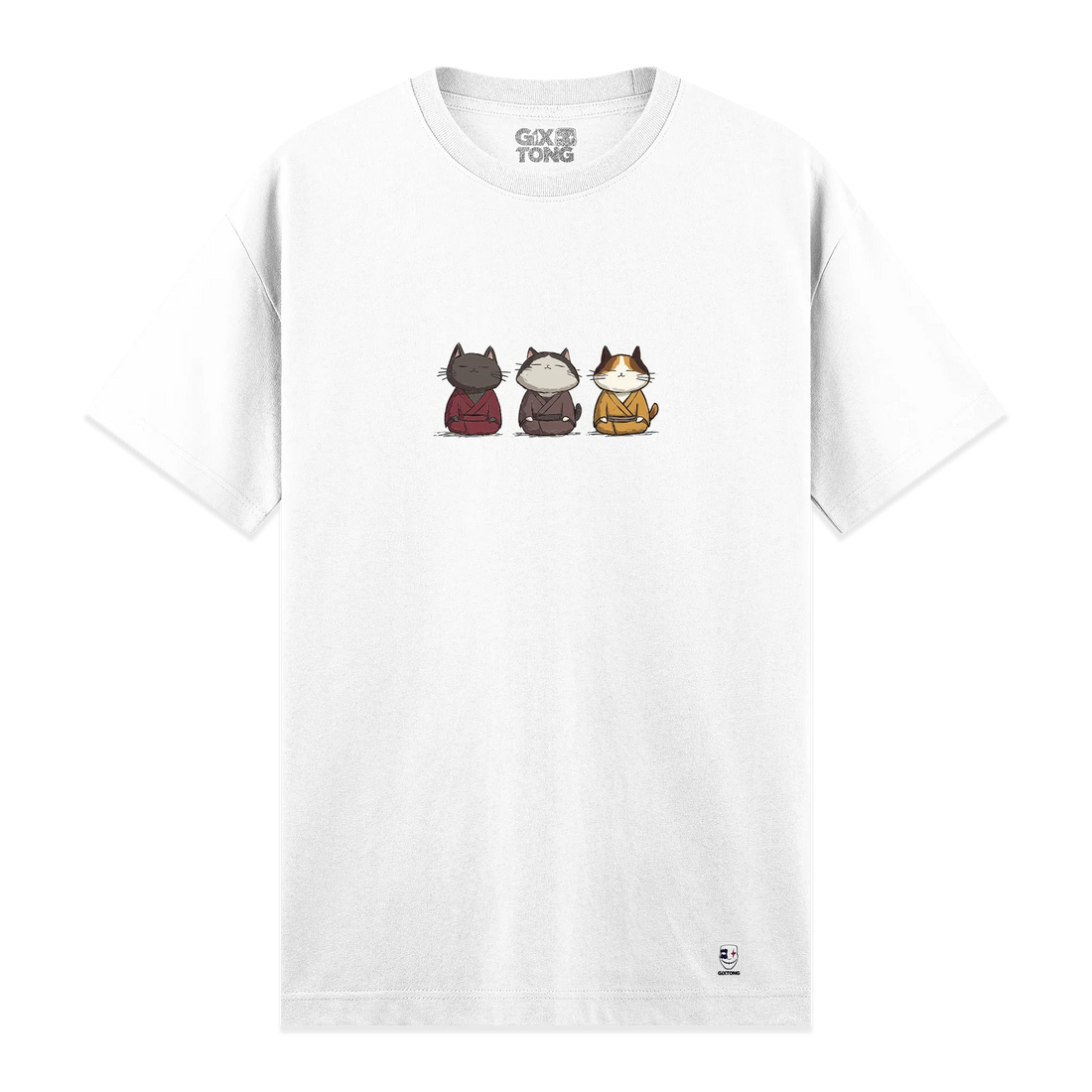 Samurai Cats - Regular Fit Kalıp T-shirt