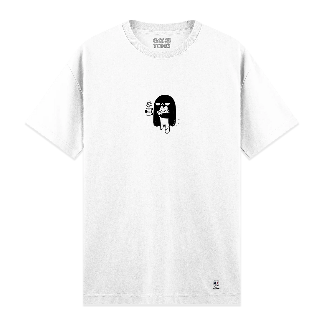 Ghost cat - Regular Fit Kalıp T-shirt