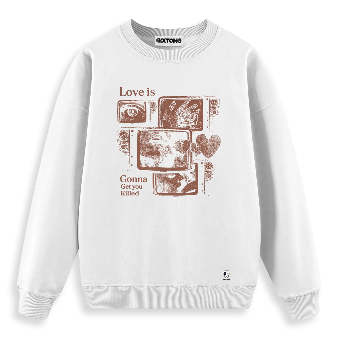 Love Is - Regular Fit Kalıp Sweatshirt