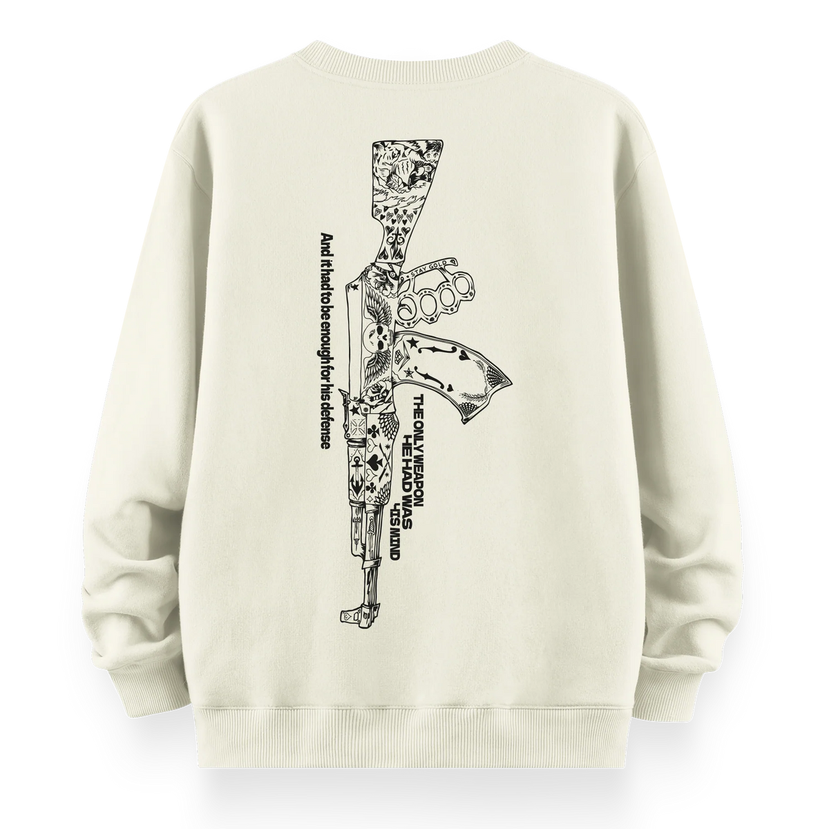 Ak-47 - Oversize Bol Kalıp Sweatshirt