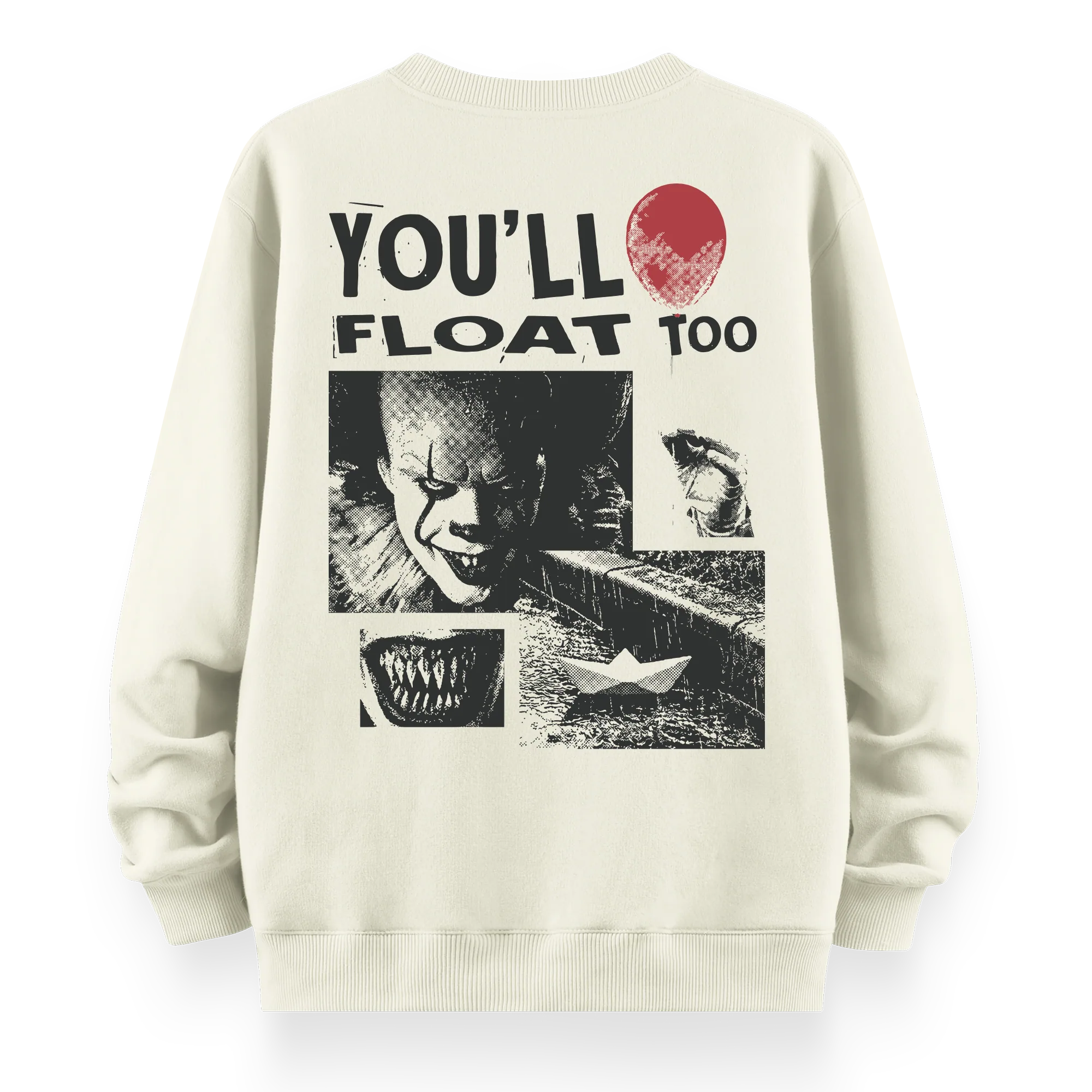 Pennywise II - Oversize Bol Kalıp Sweatshirt