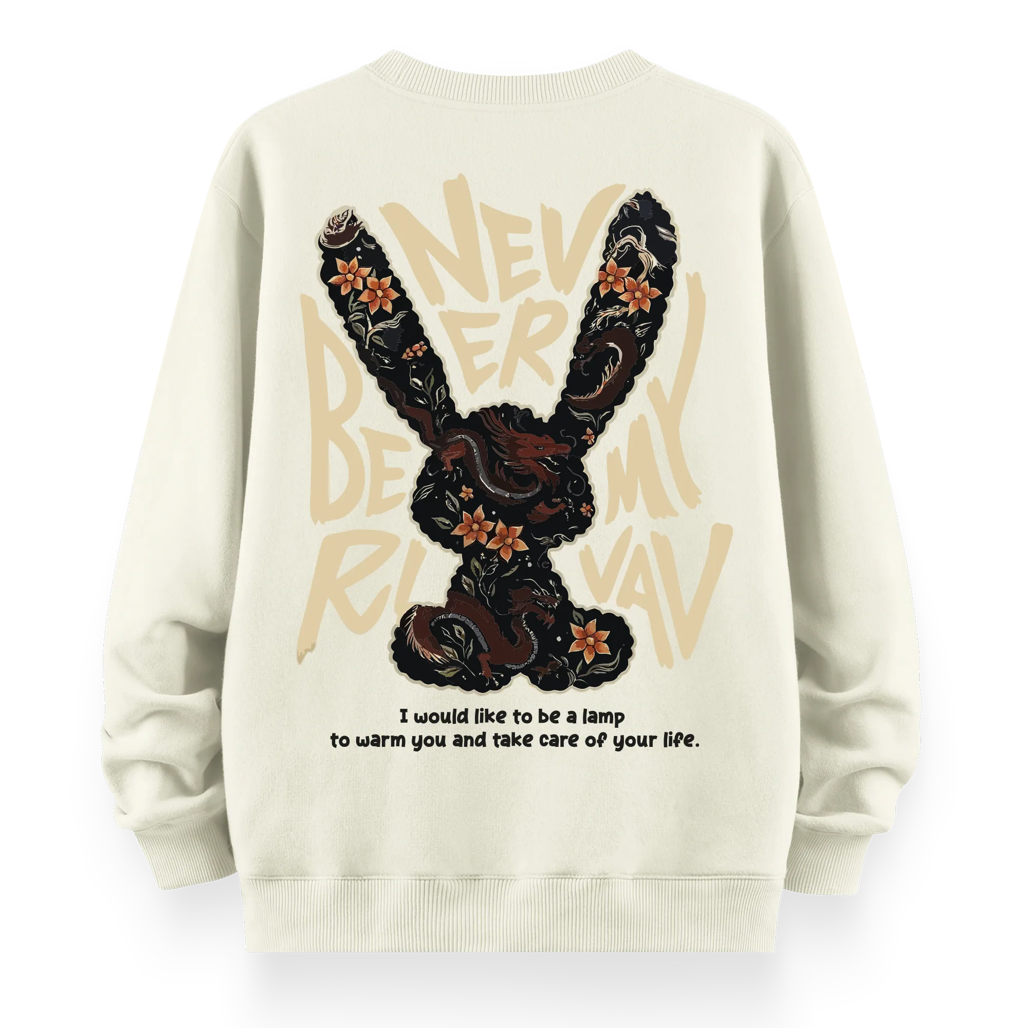 Rabbit - Oversize Bol Kalıp Sweatshirt