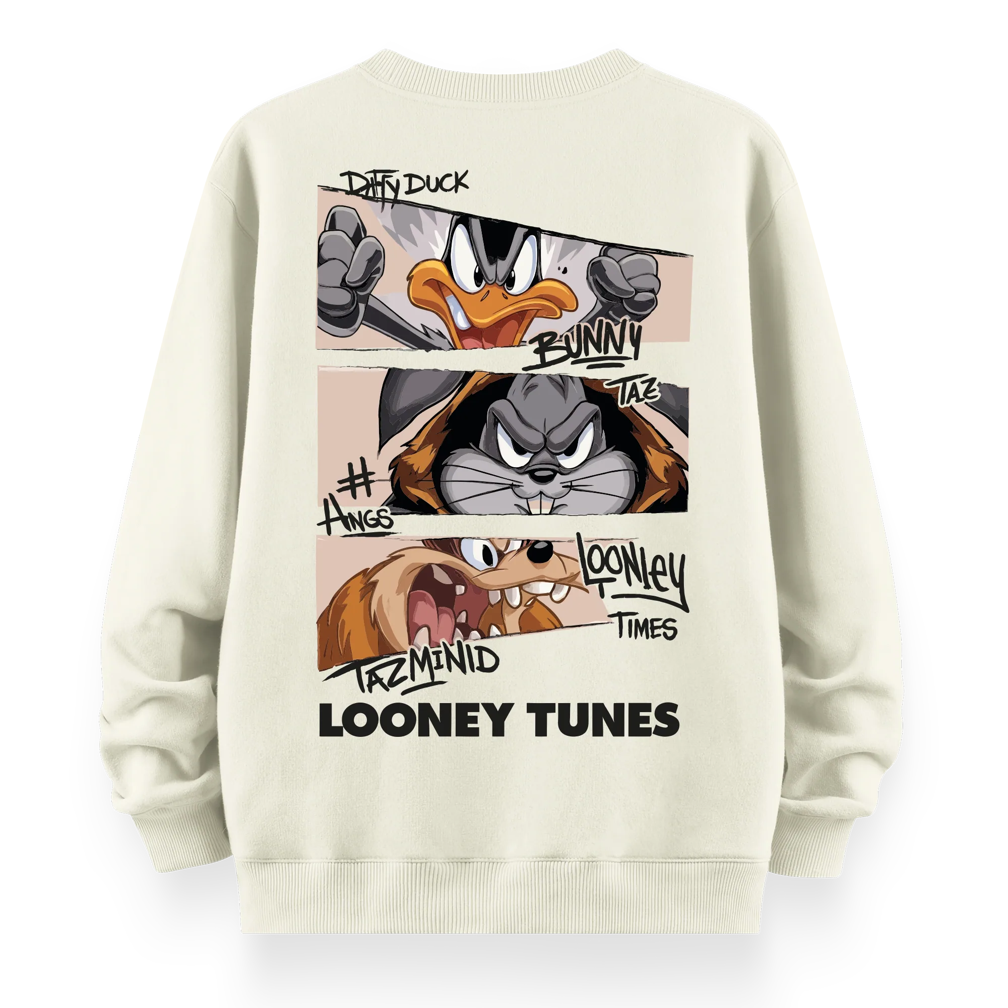 Looney Tunes - Oversize Bol Kalıp Sweatshirt