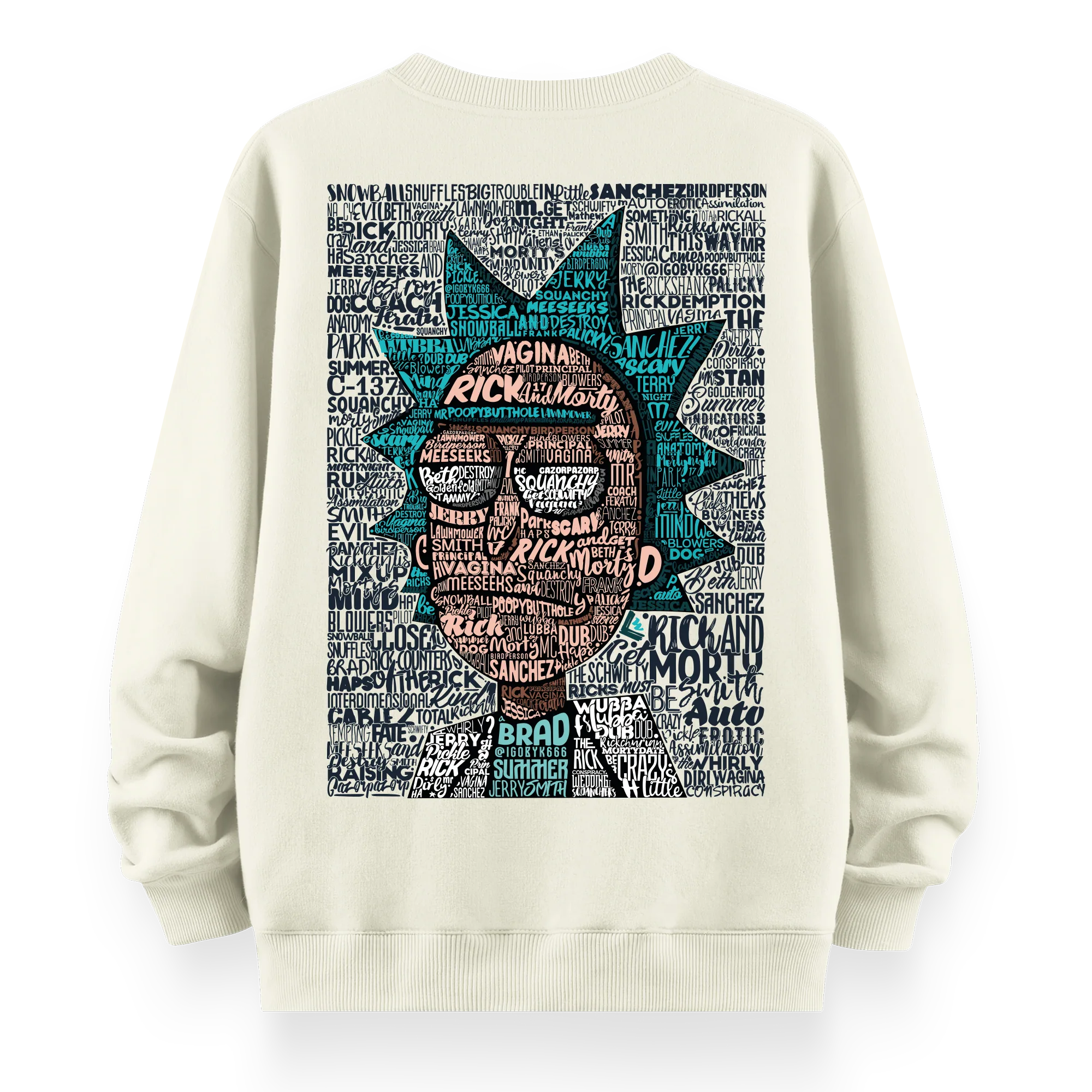 Rick's World - Oversize Bol Kalıp Sweatshirt