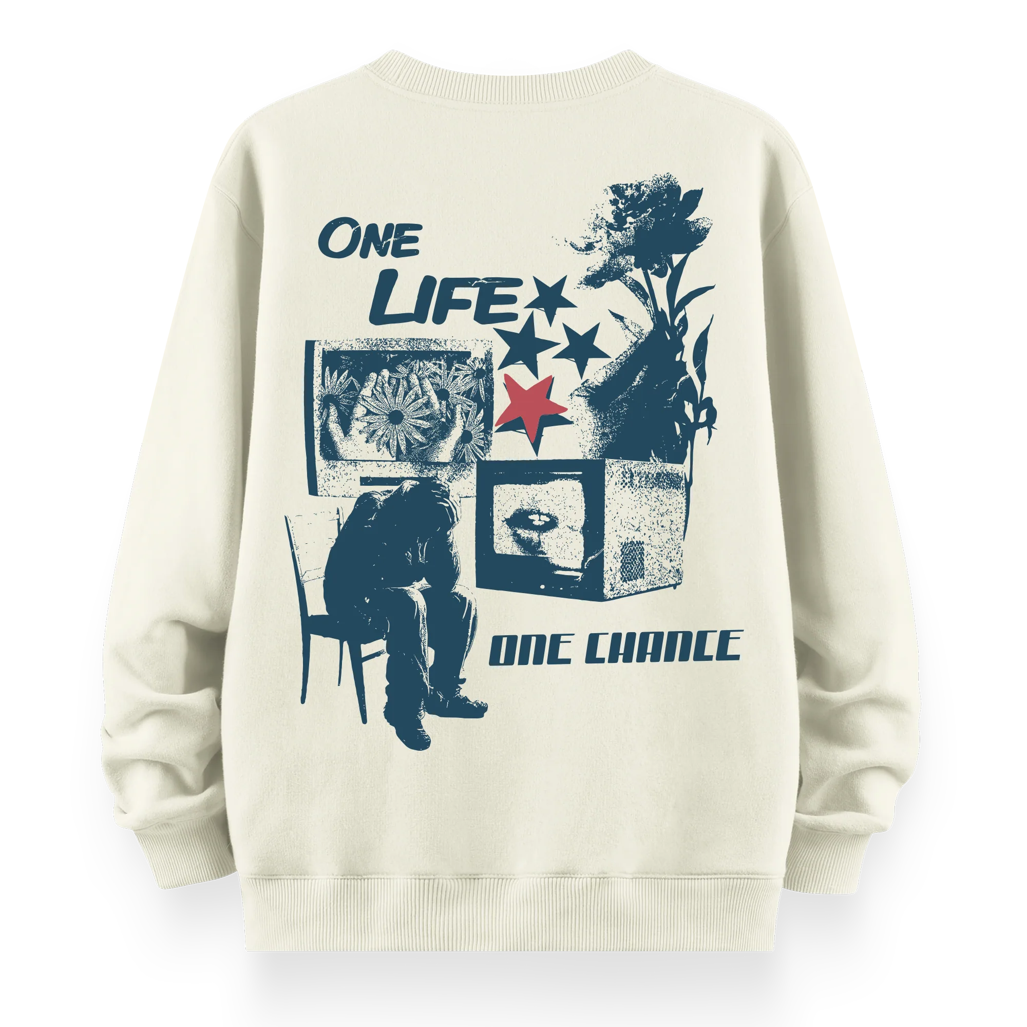 One Chance - Oversize Bol Kalıp Sweatshirt