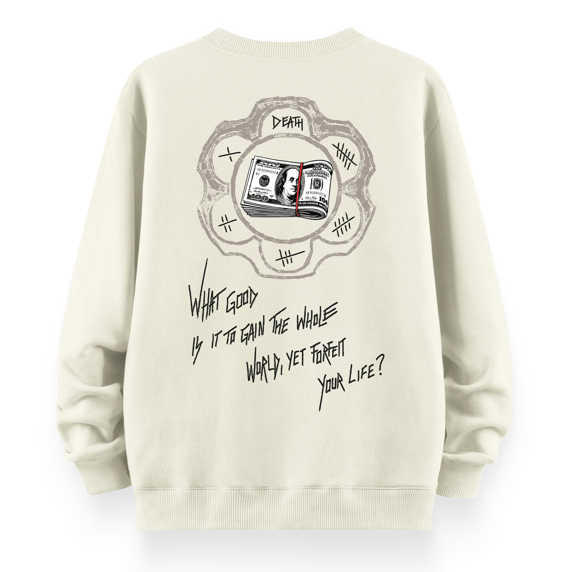 Greed - Oversize Bol Kalıp Sweatshirt