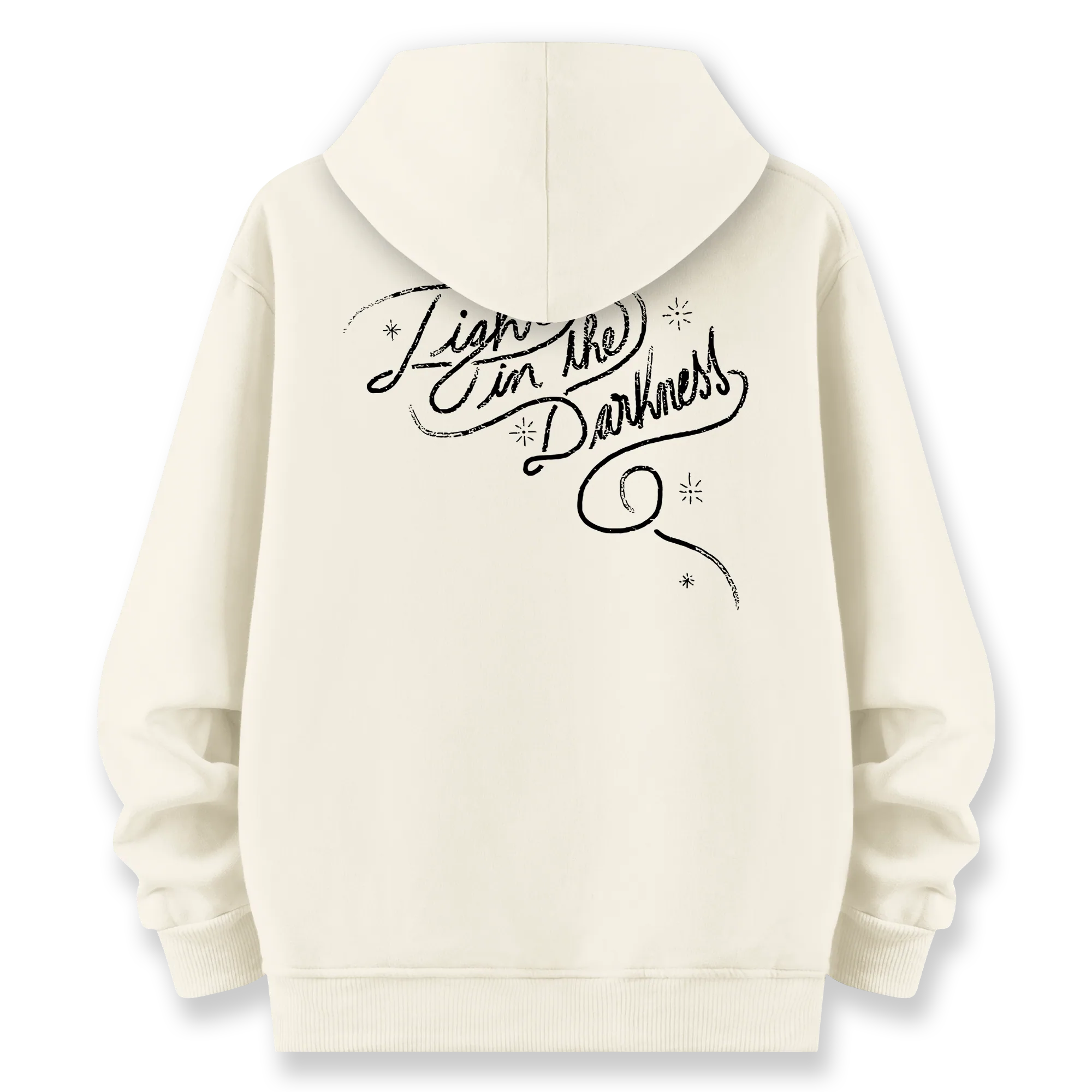 Karanlıktaki Işık - Oversize Bol Kalıp Hoodie