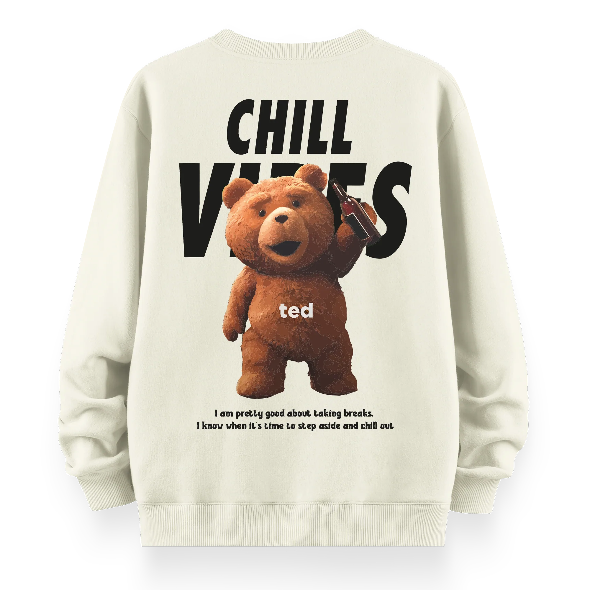 Ted Bear - Oversize Bol Kalıp Sweatshirt