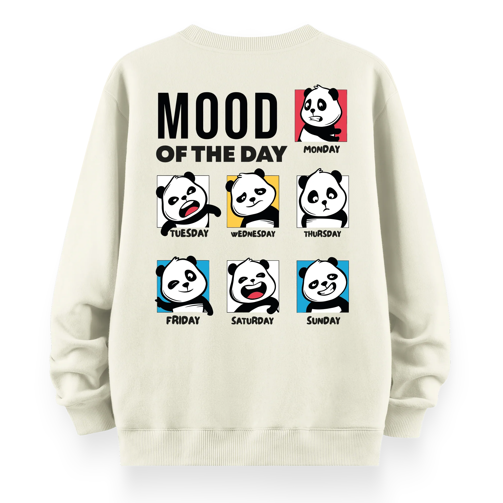 Mood Of The Day - Oversize Bol Kalıp Sweatshirt