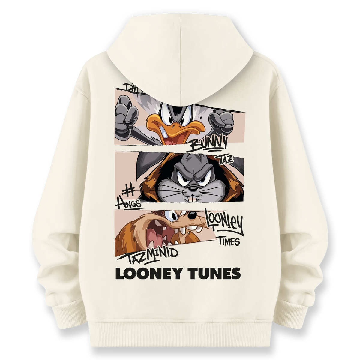 Looney Tunes - Oversize Bol Kalıp Hoodie