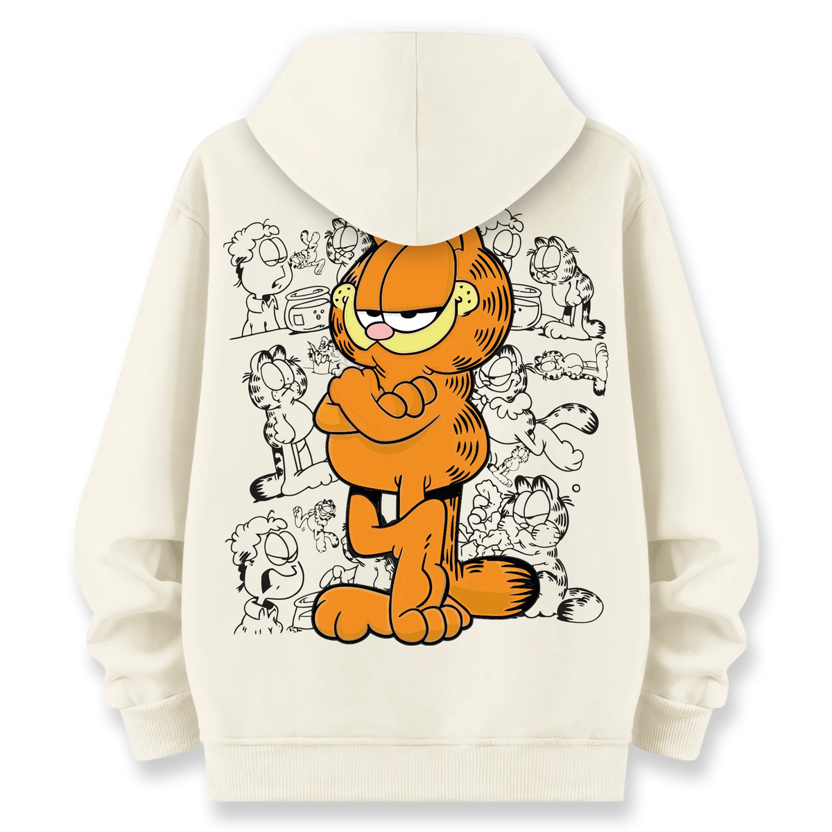 Garfield - Oversize Bol Kalıp Hoodie