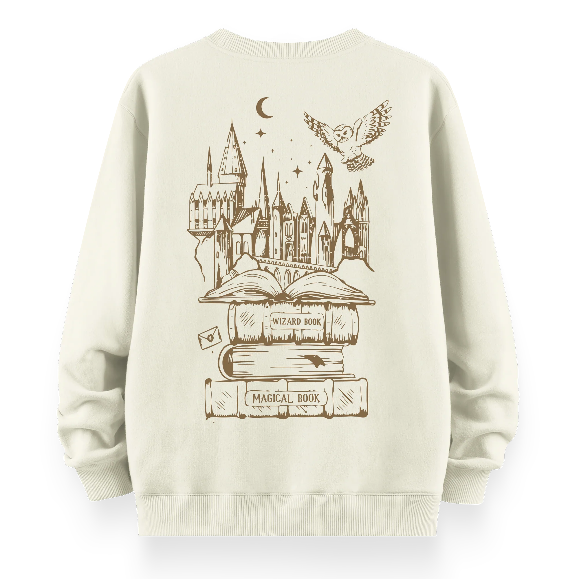 Hogwarts- Oversize Bol Kalıp Sweatshirt