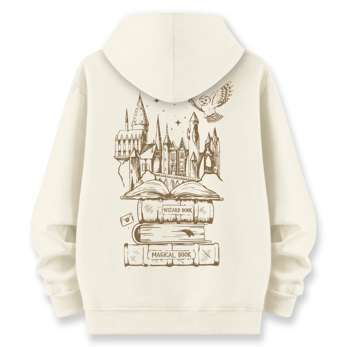 Hogwarts - Oversize Bol Kalıp Hoodie