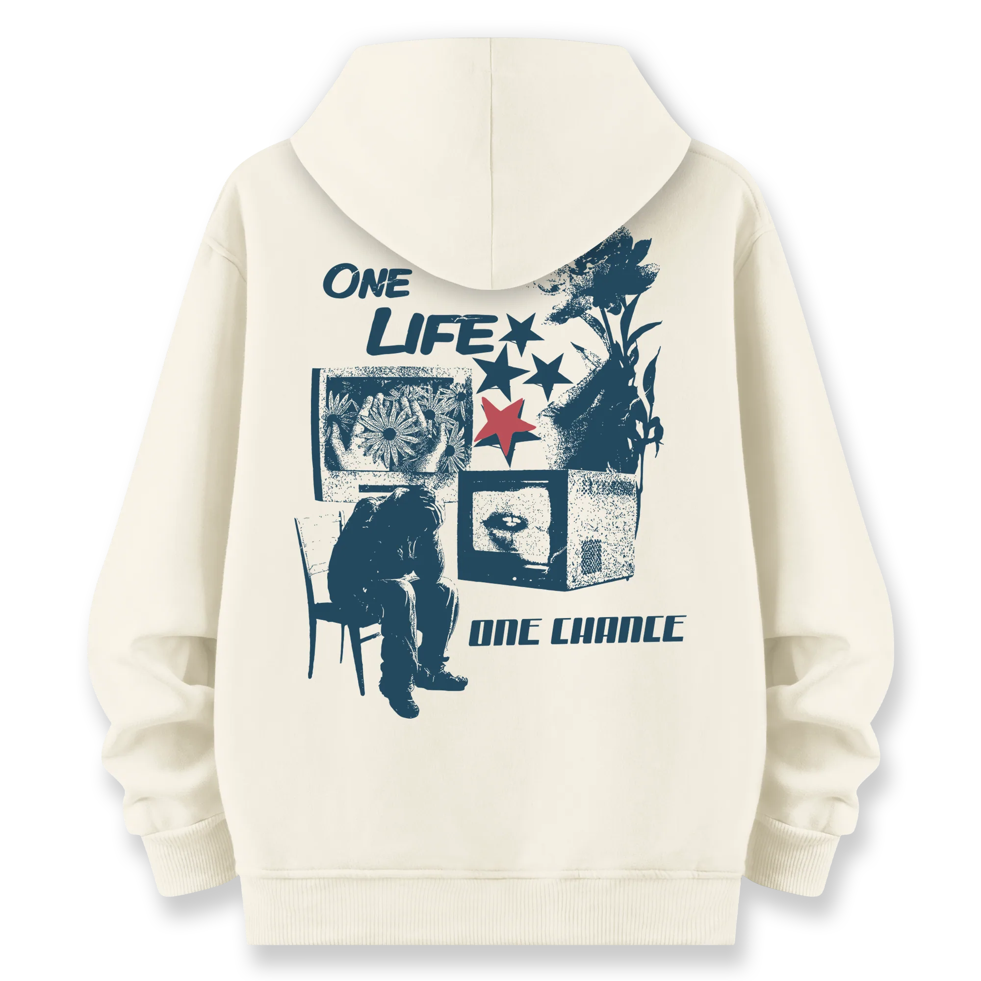 One Chance - Oversize Bol Kalıp Hoodie