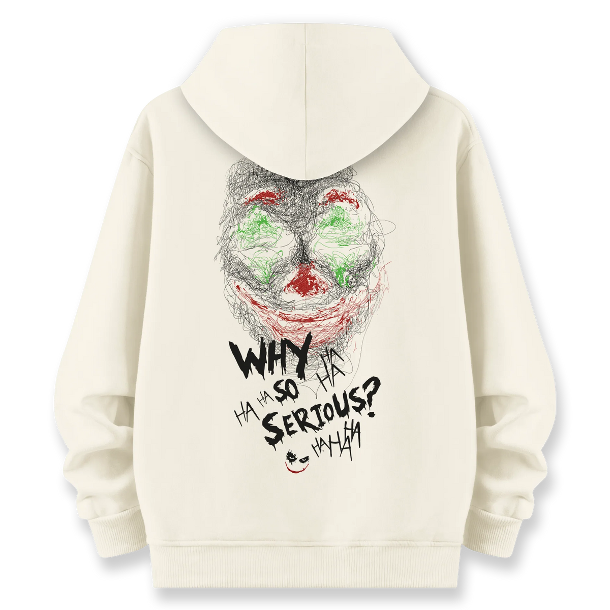 Joker - Oversize Bol Kalıp Hoodie