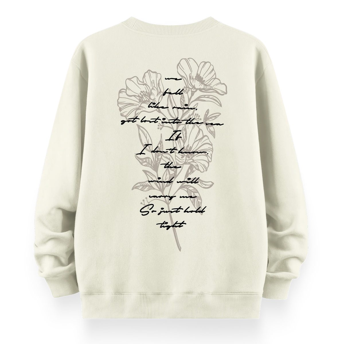 Petals - Oversize Bol Kalıp Sweatshirt