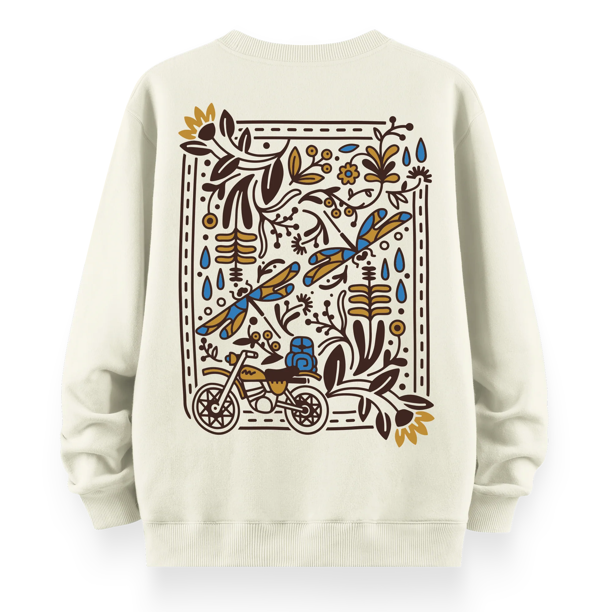 Wanderer - Oversize Bol Kalıp Sweatshirt