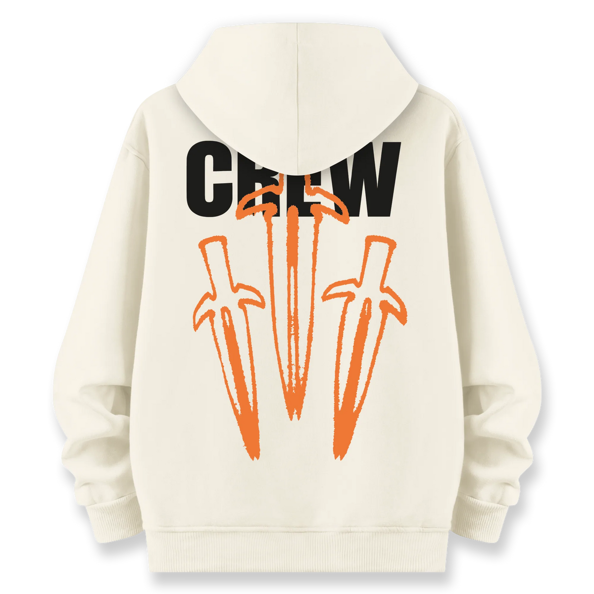 Crew - Oversize Bol Kalıp Hoodie