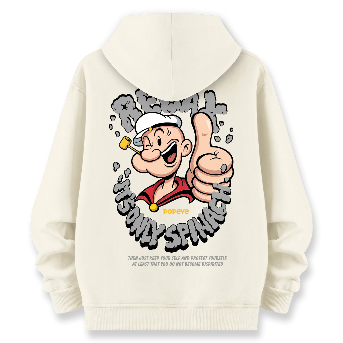 Popeye - Oversize Bol Kalıp Hoodie