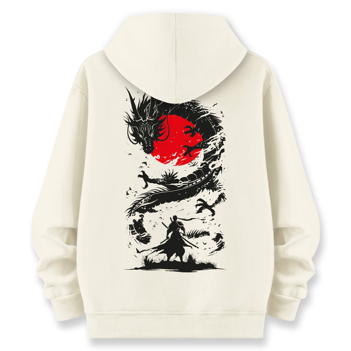 Rising Dragon - Oversize Bol Kalıp Hoodie