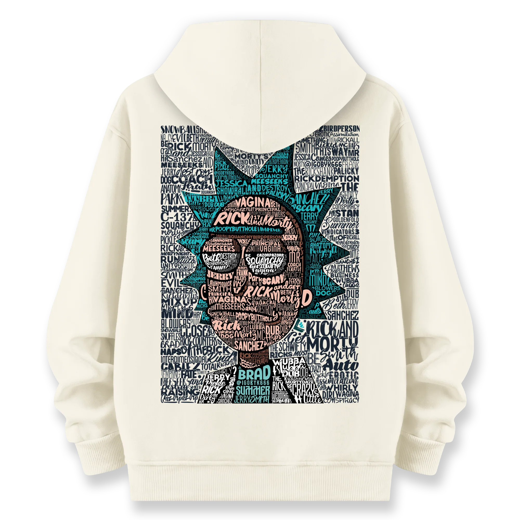 Rick's World - Oversize Bol Kalıp Hoodie