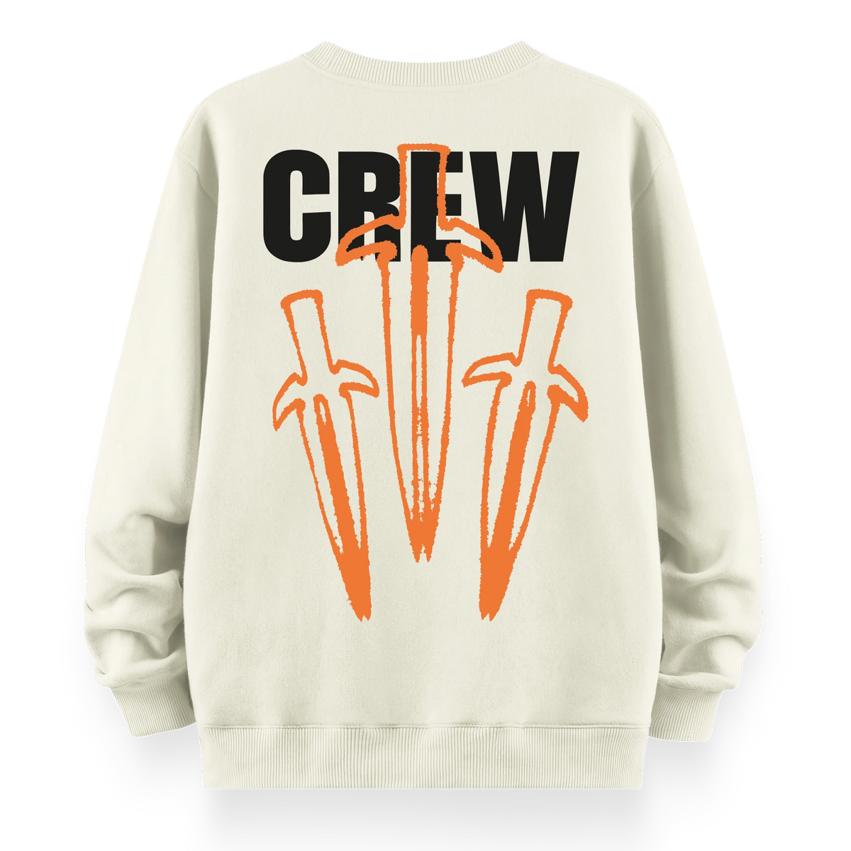 Crew - Oversize Bol Kalıp Sweatshirt