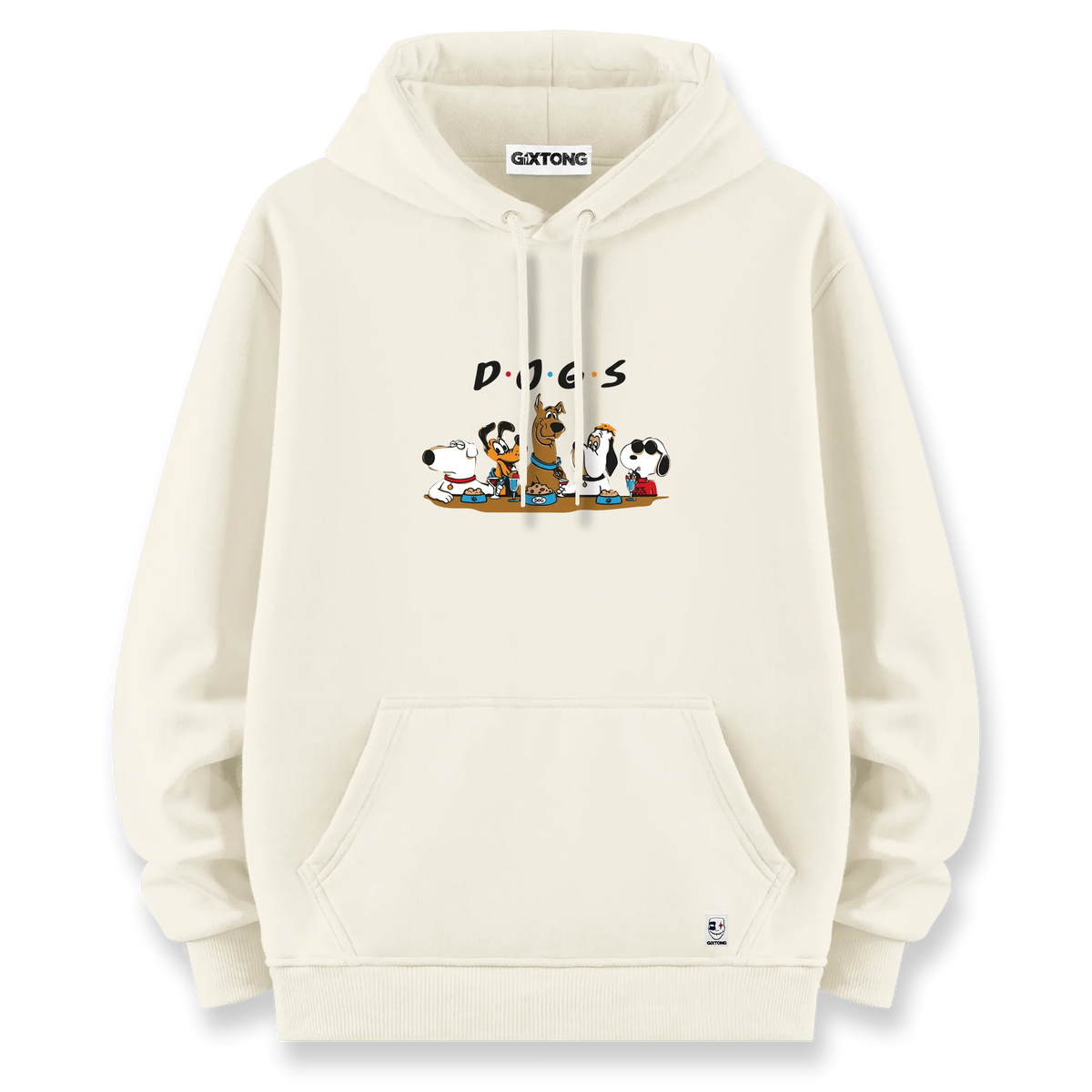 Dogs - Oversize Bol Kalıp Hoodie