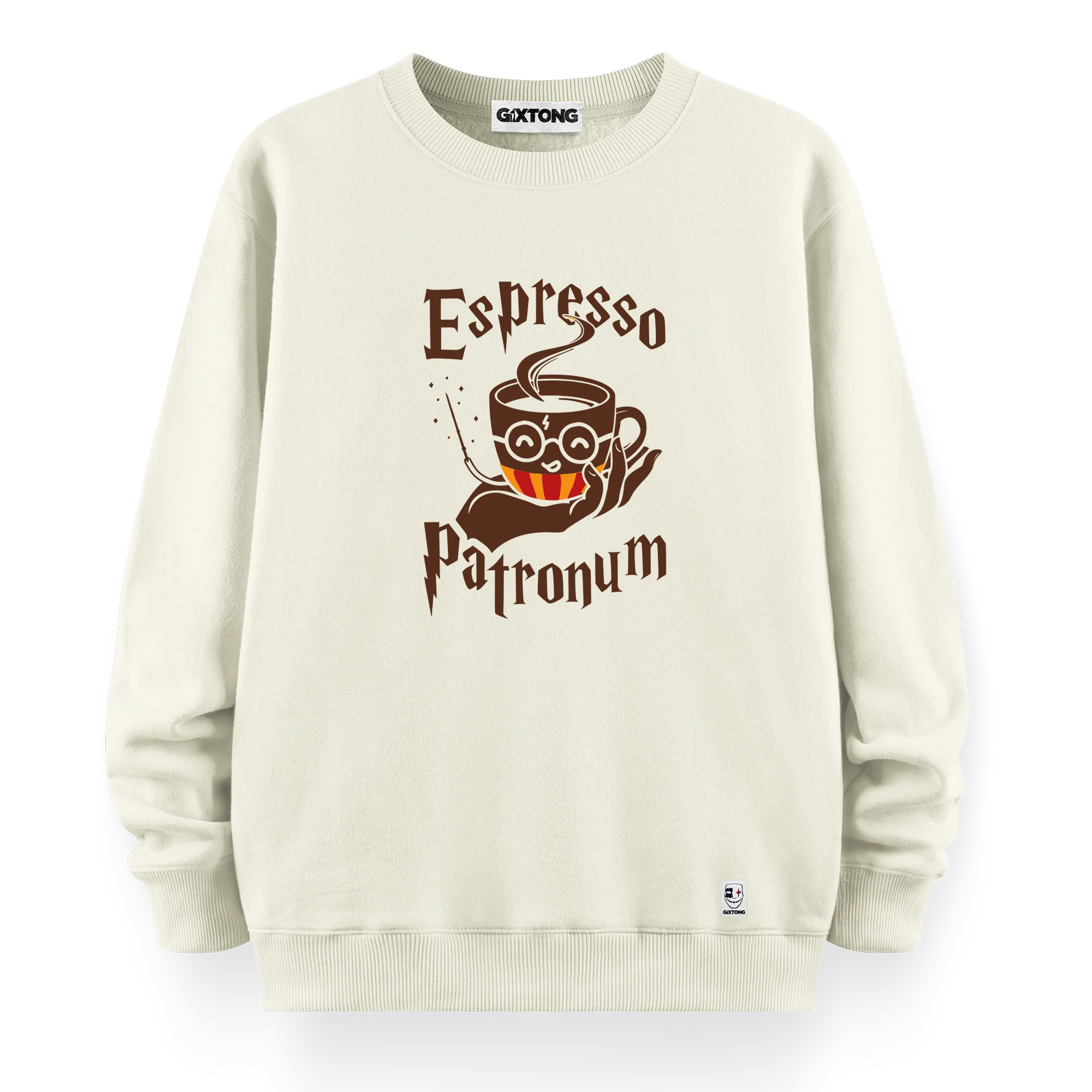 Espresso Patronum - Oversize Bol Kalıp Sweatshirt